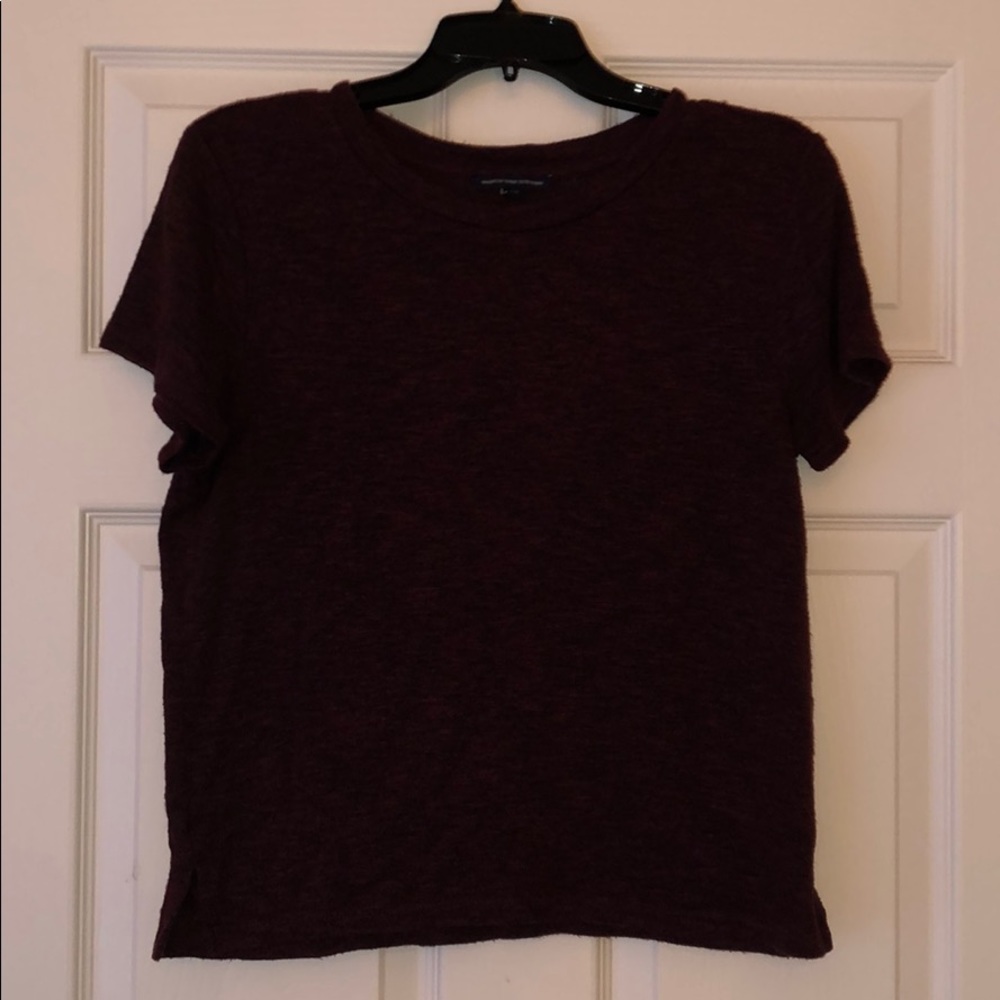 BURGUNDY AMERICAN EAGLE SHIRT